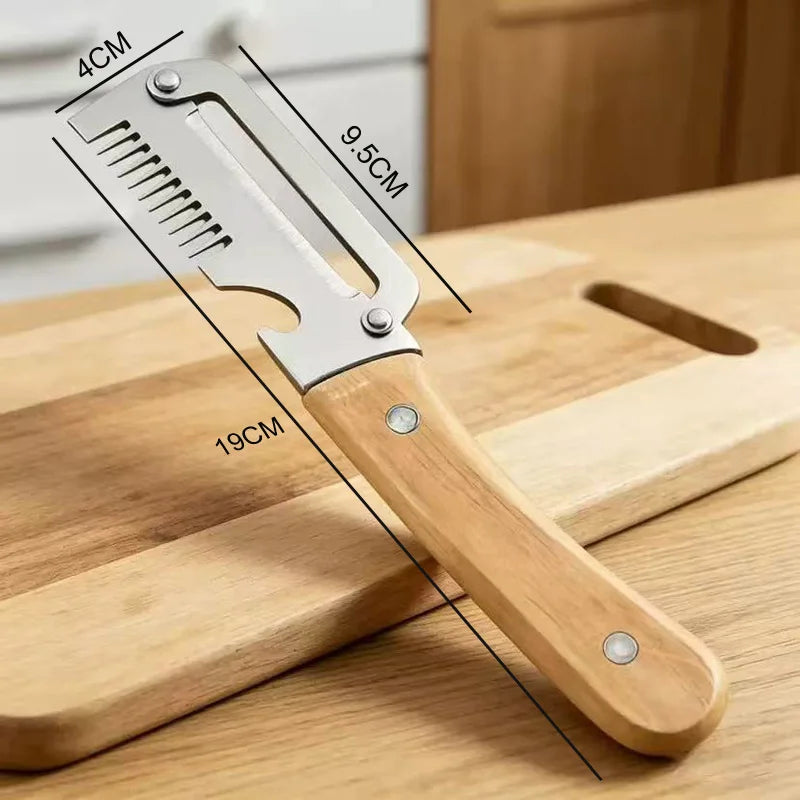2026 New Paring Knife Ergonomic Wood Handle Knife