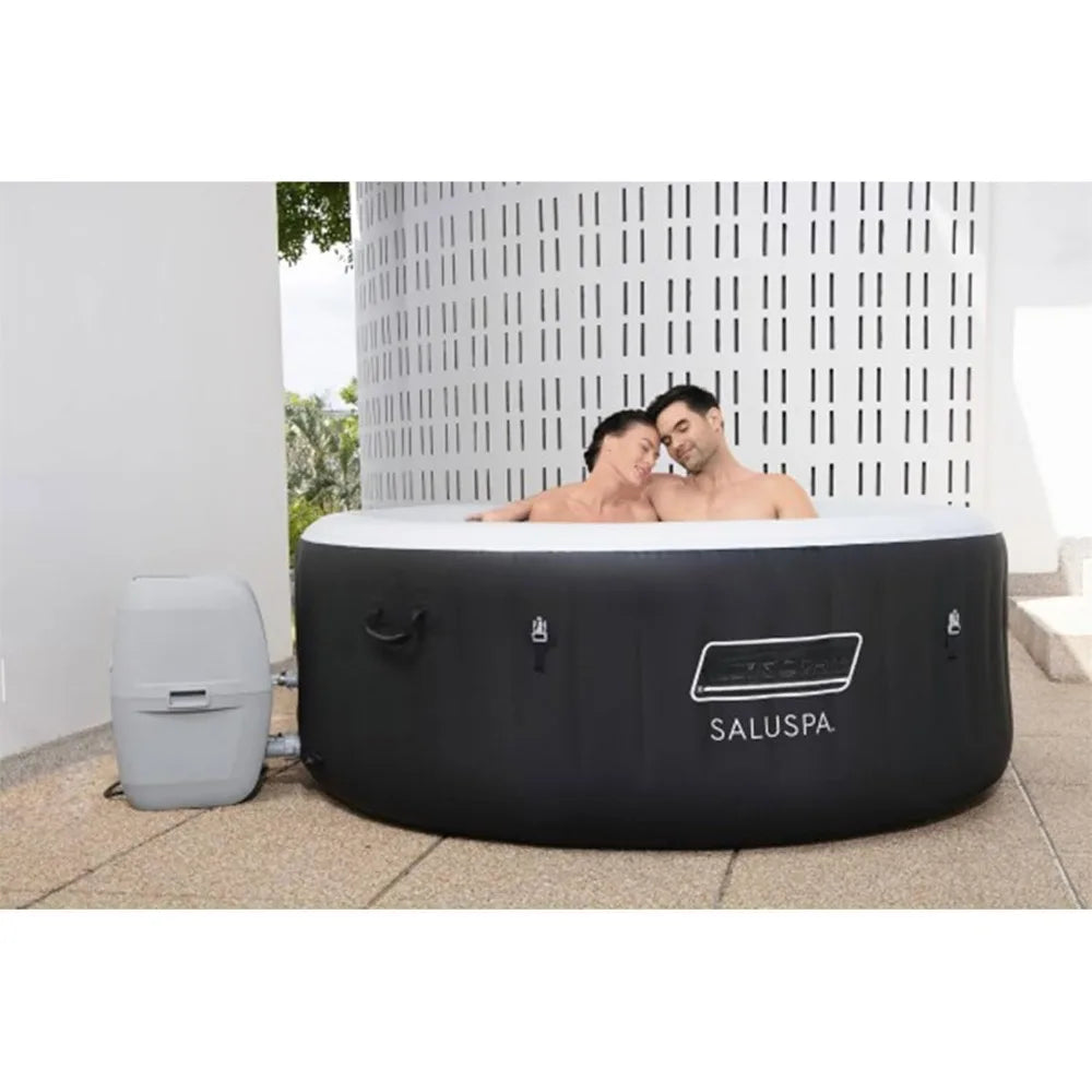 4 Person Capacity Inflatable Portable Round Hot Tub