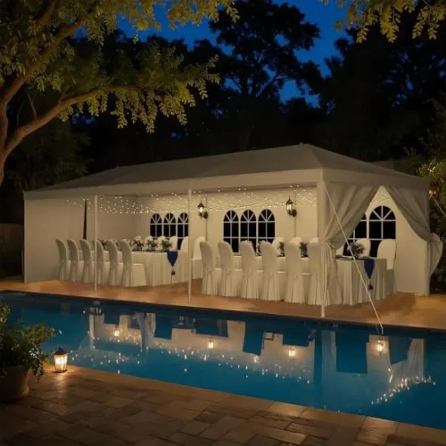 10'x30' Outdoor Heavy Duty  Tent Waterproof Sidewalls