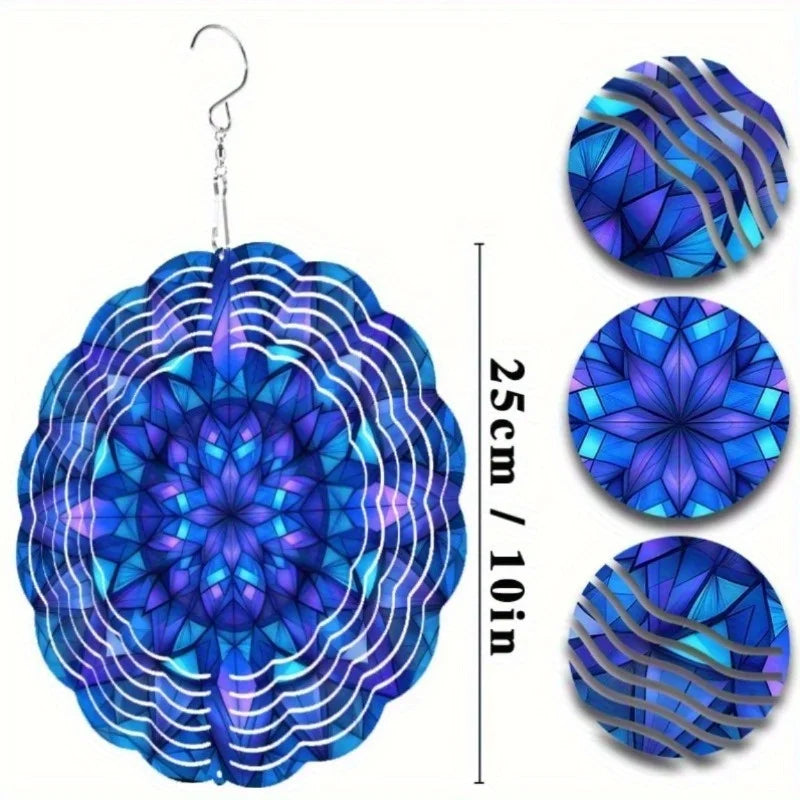 Colorful Kinetic Metal Wind Chime
