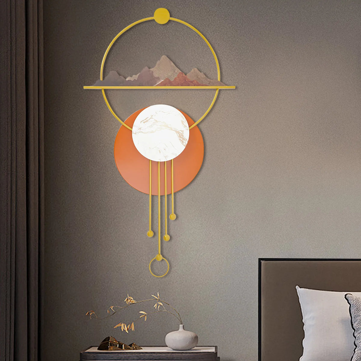 Metal Wall Art Decor Abstract Iron Wall Hanging