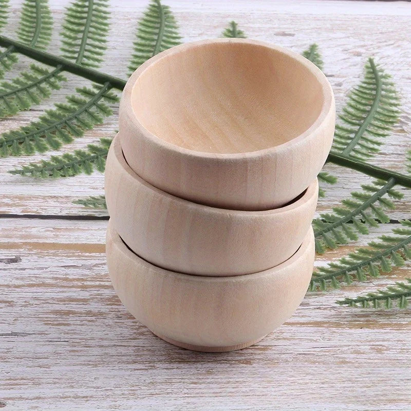 Handcrafted Solid Wood Mini Bowl