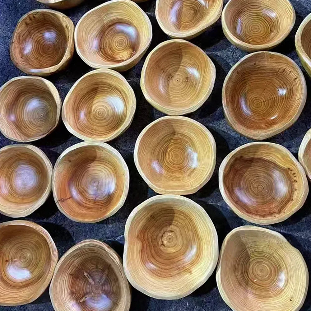 Handmade Wooden Storage Bowl, Natural Root Wood