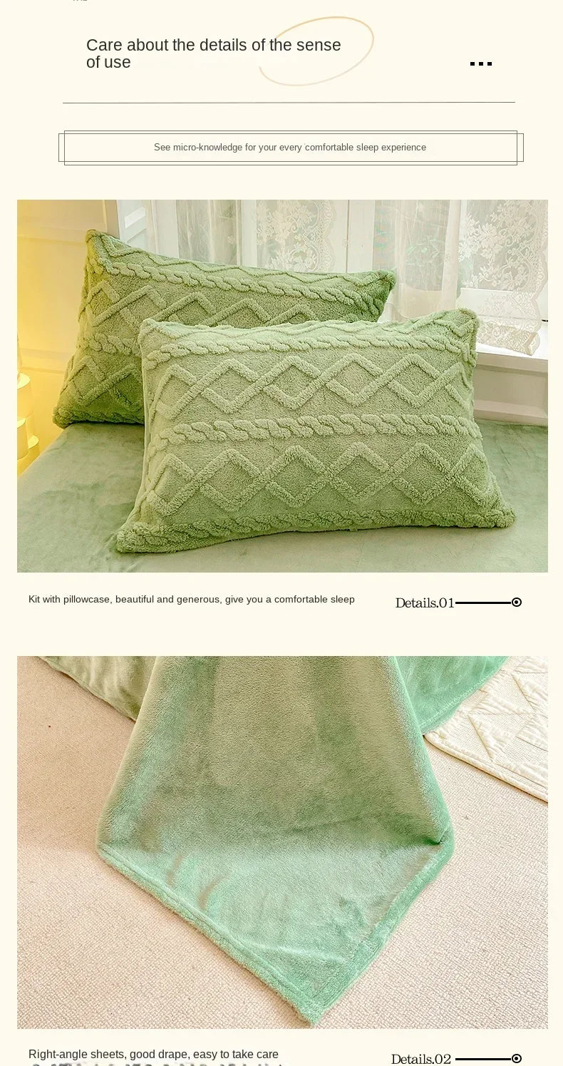 Milk Fleece  Autumn/winter Pillow Cases