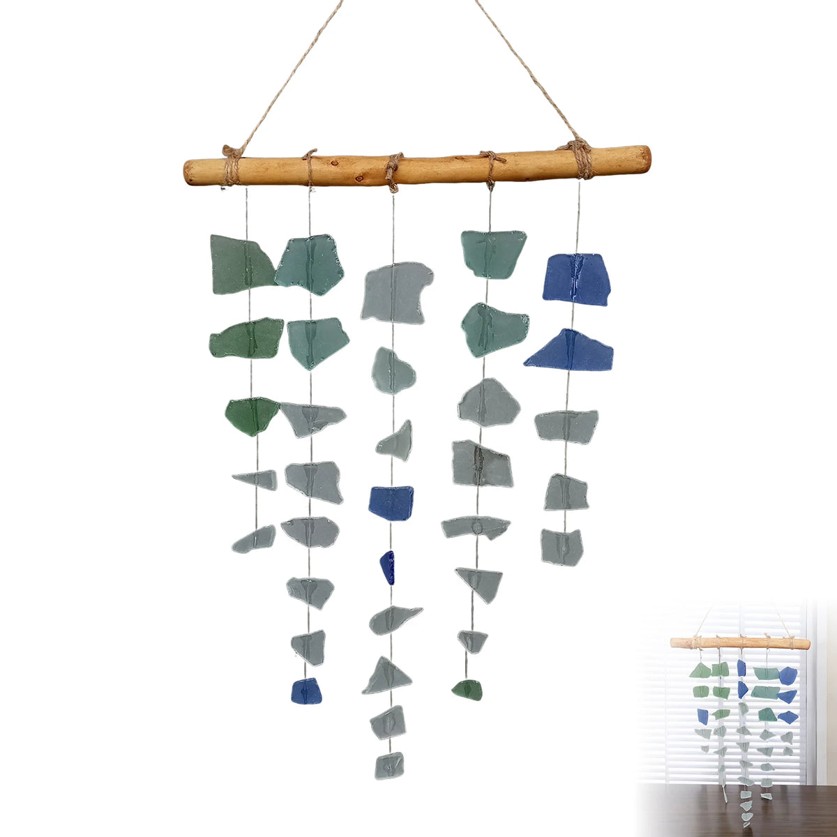 Glass Wind Chimes Soothing Sound Windbell