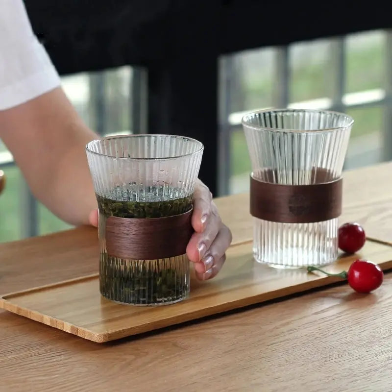 350ML Japanese Style Glass Coffee Tea Beer Wine Mug