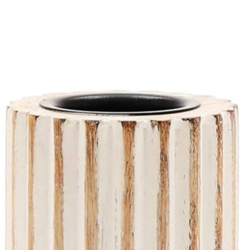 Wooden Candle Stand Centerpiece