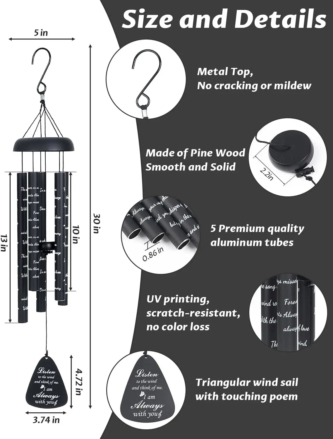 Wind Chimes for Outside Memorial Wind Chimes