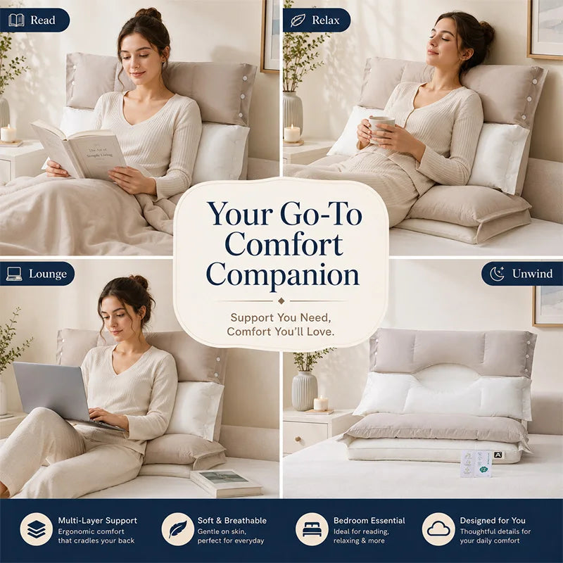 2pcs Pillows 3-in-1 Detachable Pillows, Multifunctional