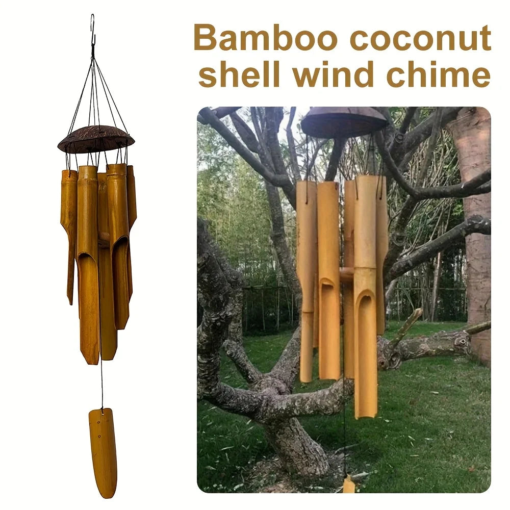 63.5cm Garden Bamboo Wind Chimes