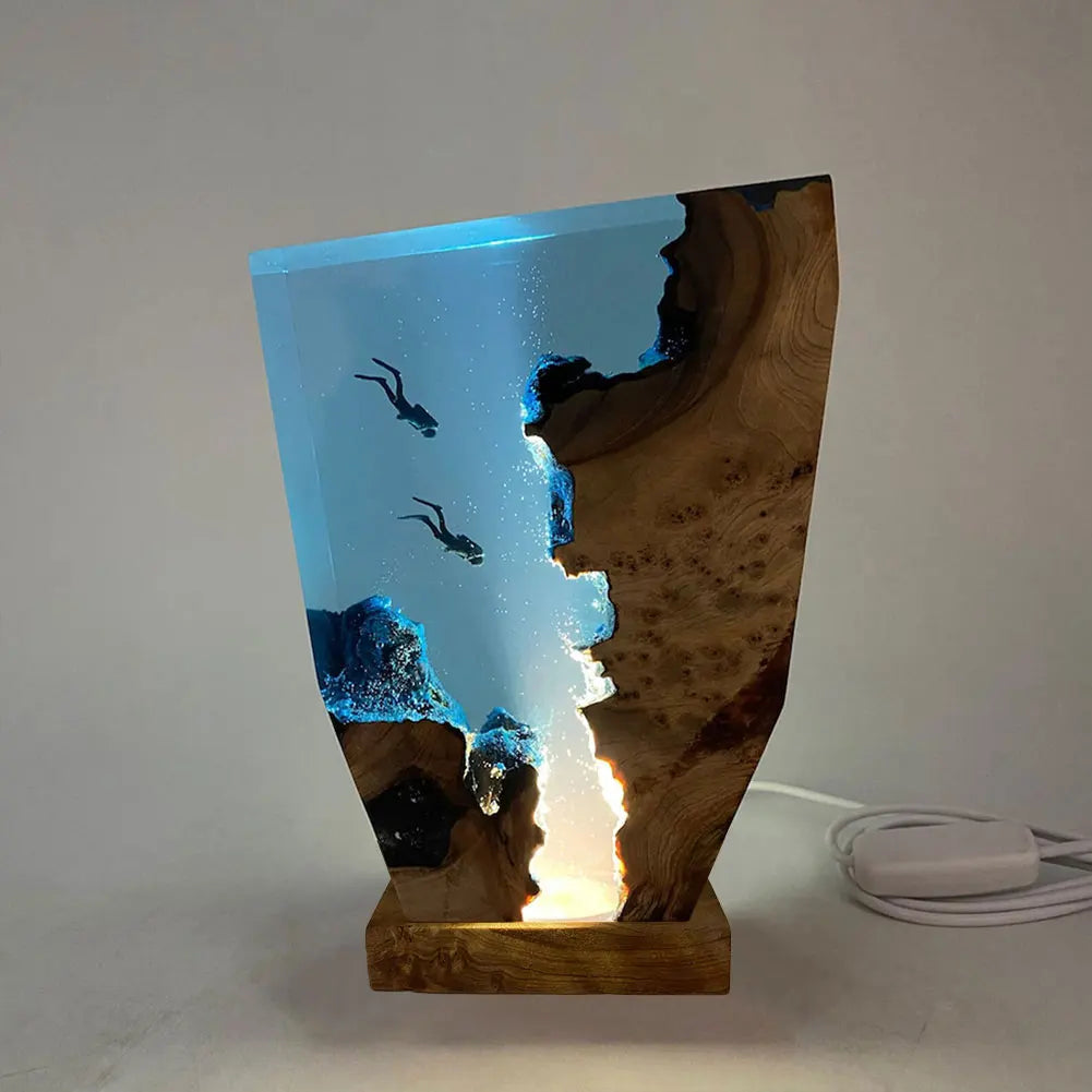 Seabed World Organism Resin Table Night Light