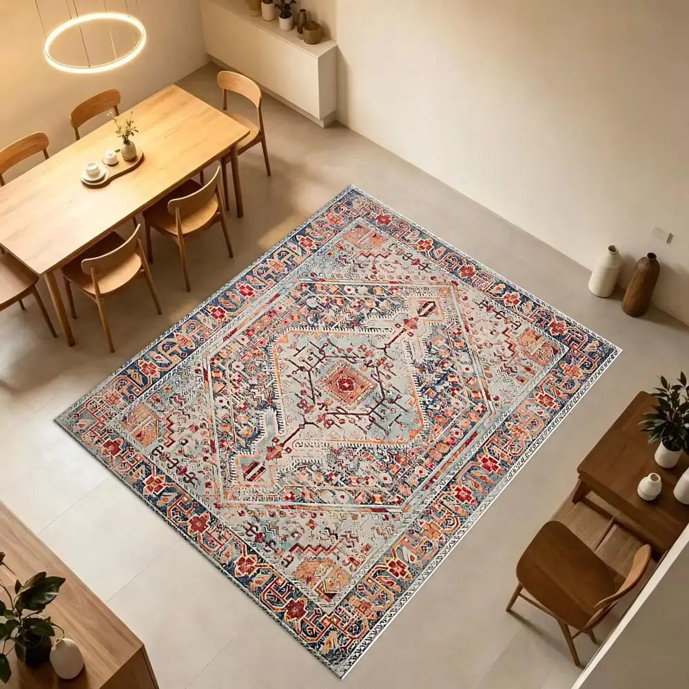 Geometric Rug, Soft & Comfortable, All Seasons, Easy to Maintain
