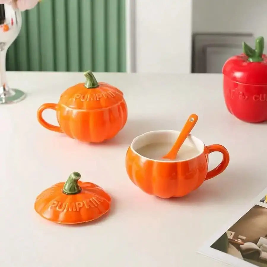 1PC Pumpkin Ceramic Coffee Mug Tea Cup,