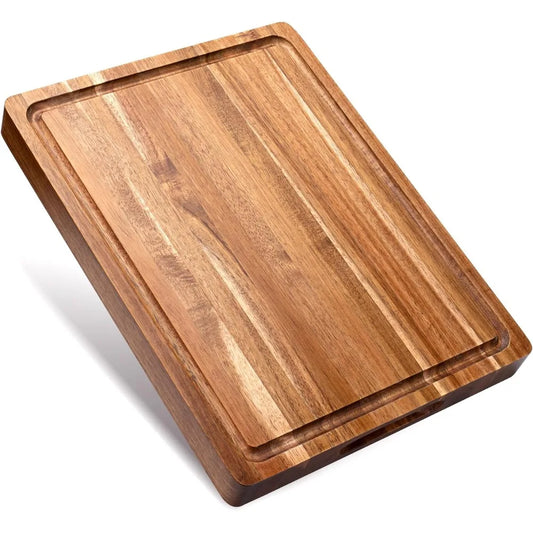 Acacia Wood Cutting Board1.5” Thick  Charcuterie Board, 16x12