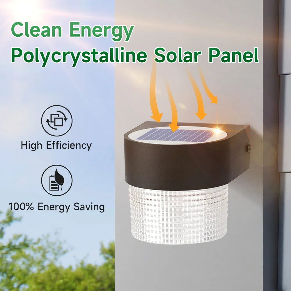 Solar Wall Lamp Outdoor Lighting Lights LED