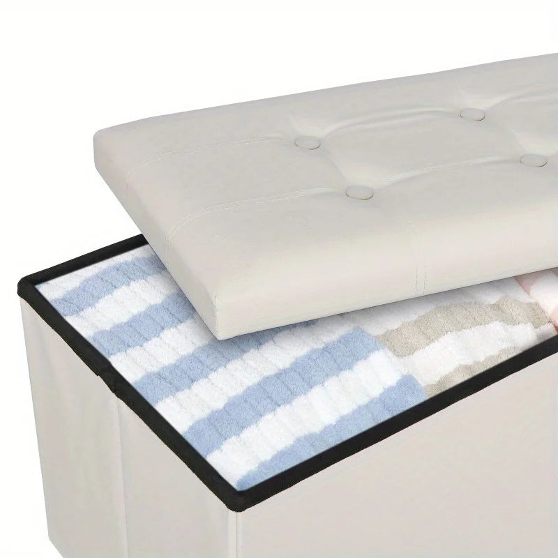 30''Folding Storage Ottoman