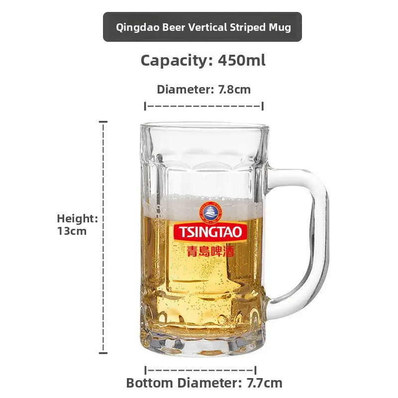 Beer Special Large Size 1000ml Glass Beer Mug
