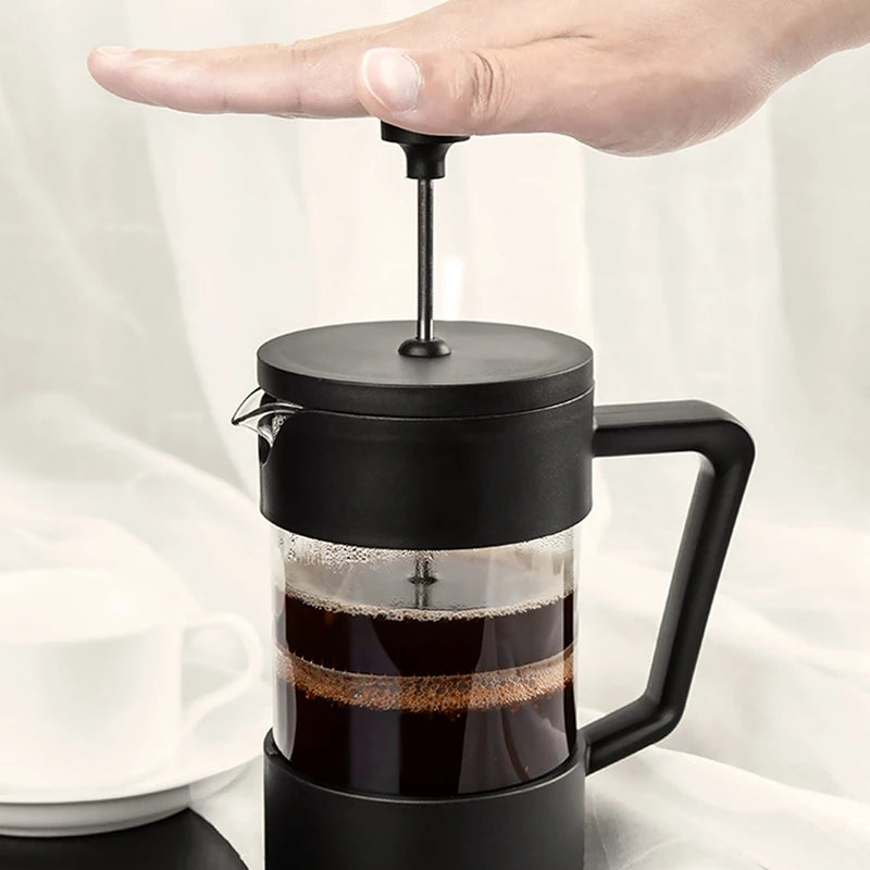 French Press Coffee & Tea Maker,  Dishwasher Safe,Black