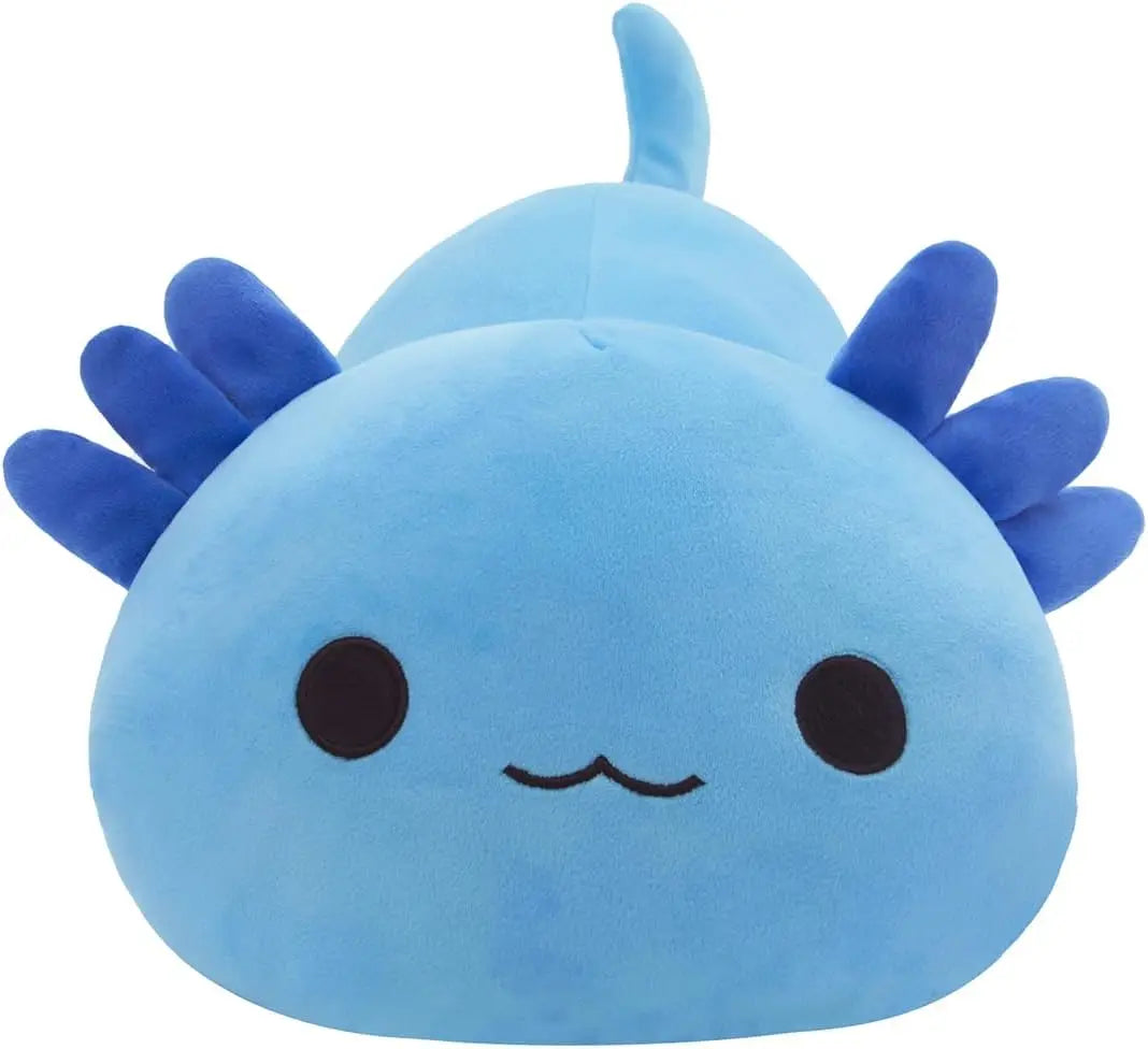 Blue Axolotl Plush Pillow, Soft Stuffed Animal Toy, 12 Inch