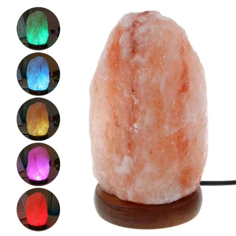 USB Wooden Base Himalayan Rock Salt