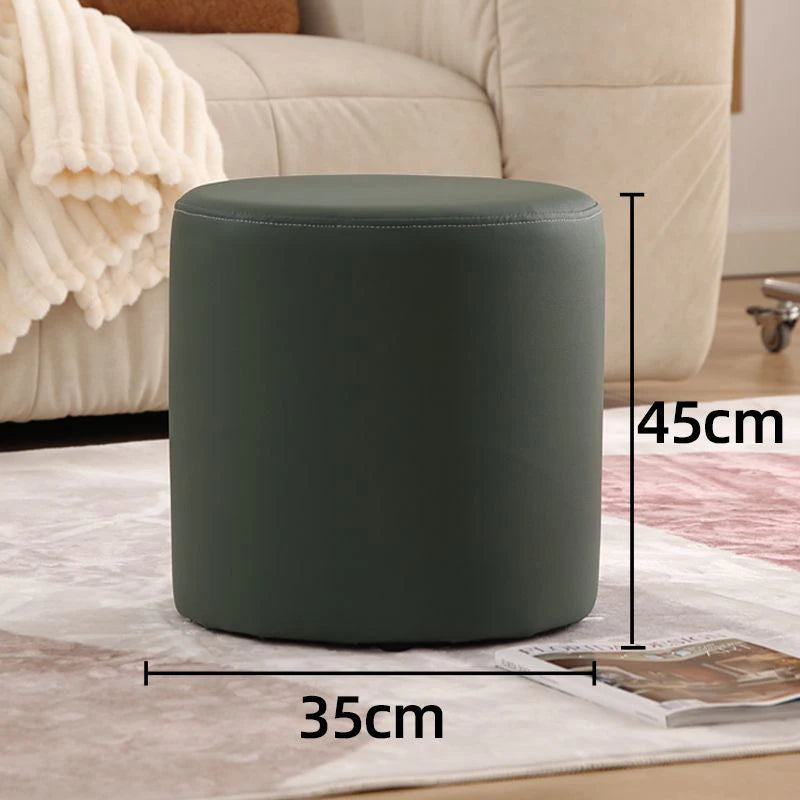 Wooden Ottomans Living Room  Vanity Stool Modern Low Step Stools