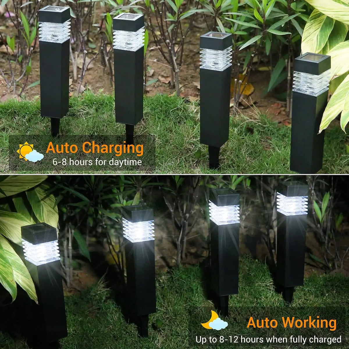Solar Garden Lights LED Solar Pathway Lights