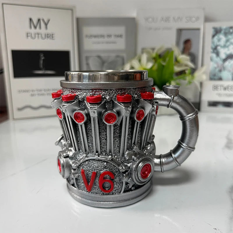 Army Military Beer Mug Resin Stainless Steel