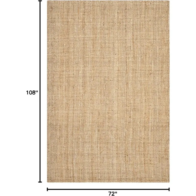 Natural Fiber Collection Area Rug - 6' x 9',  Handmade Jute