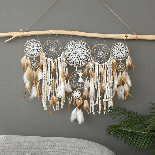 5pcs Dreamcatcher Set - Large Wall Hanging