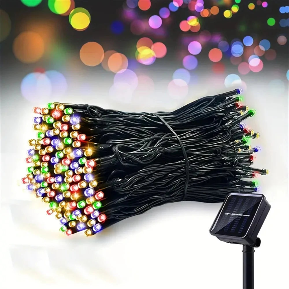 Solar String Lights Outdoor 20/50/100/200 LED Waterproof Lights