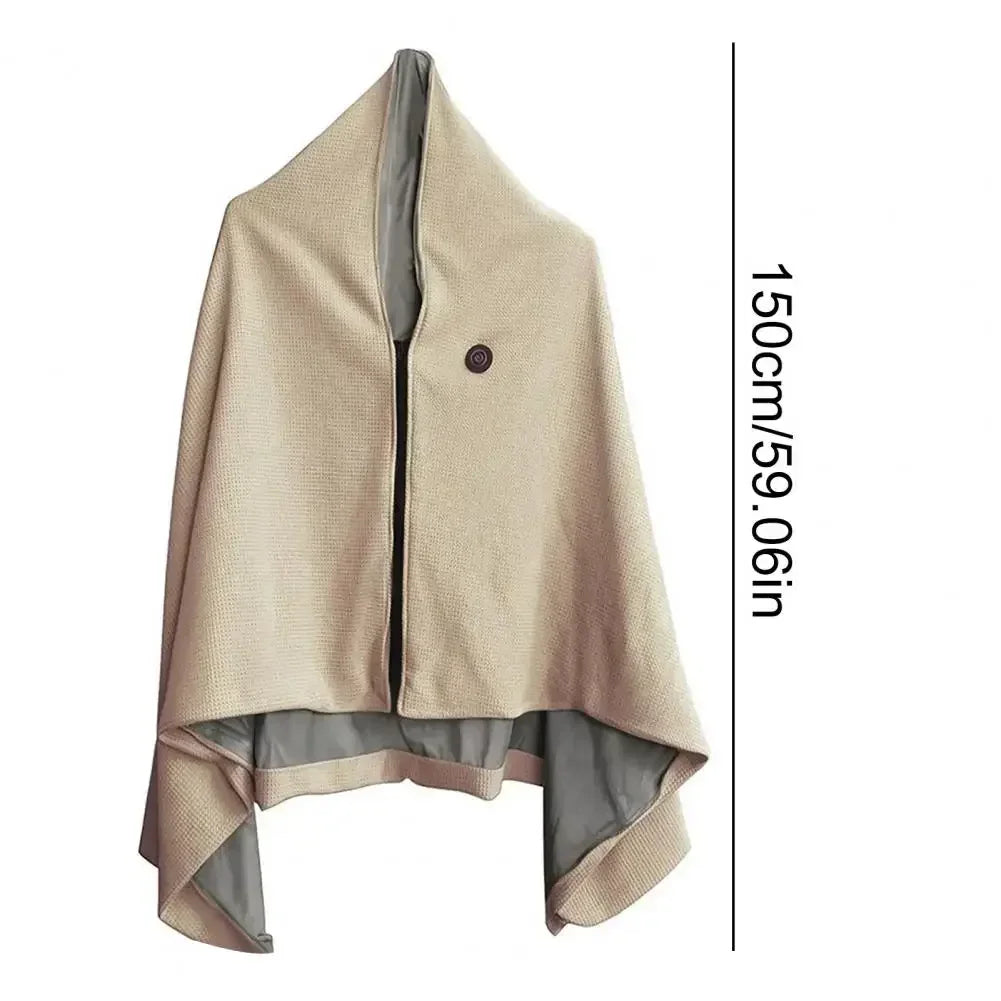 Heated Shawl Lightweight Wearable Blanket