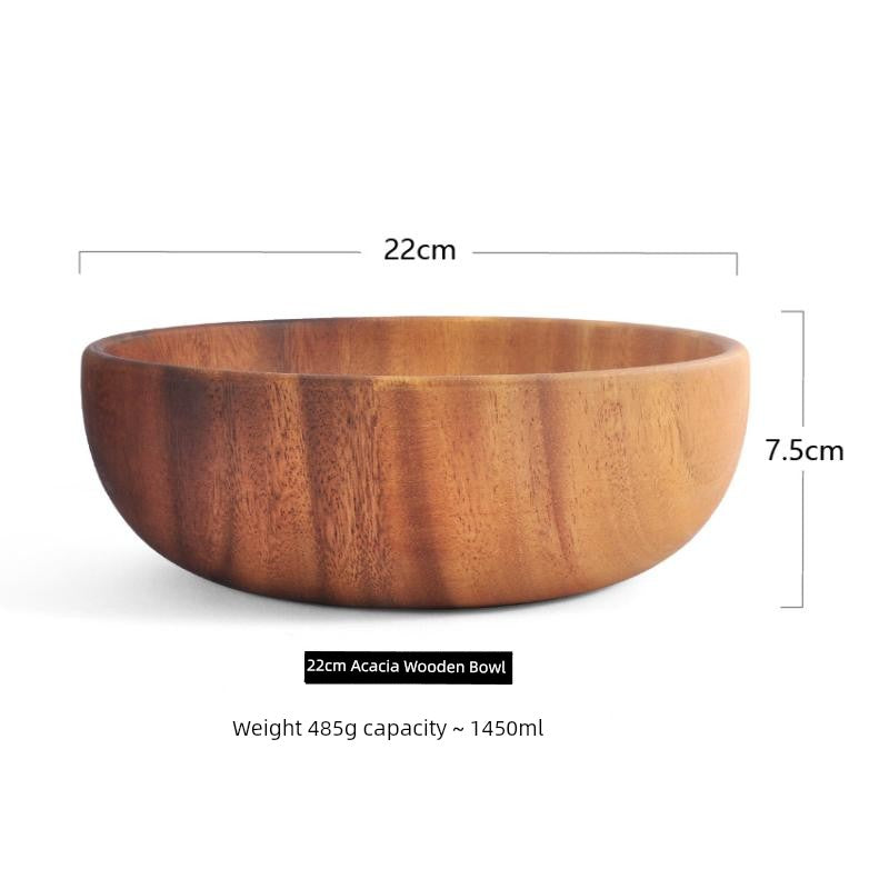 Acacia Wooden Bowl Salad Bowl Woodware