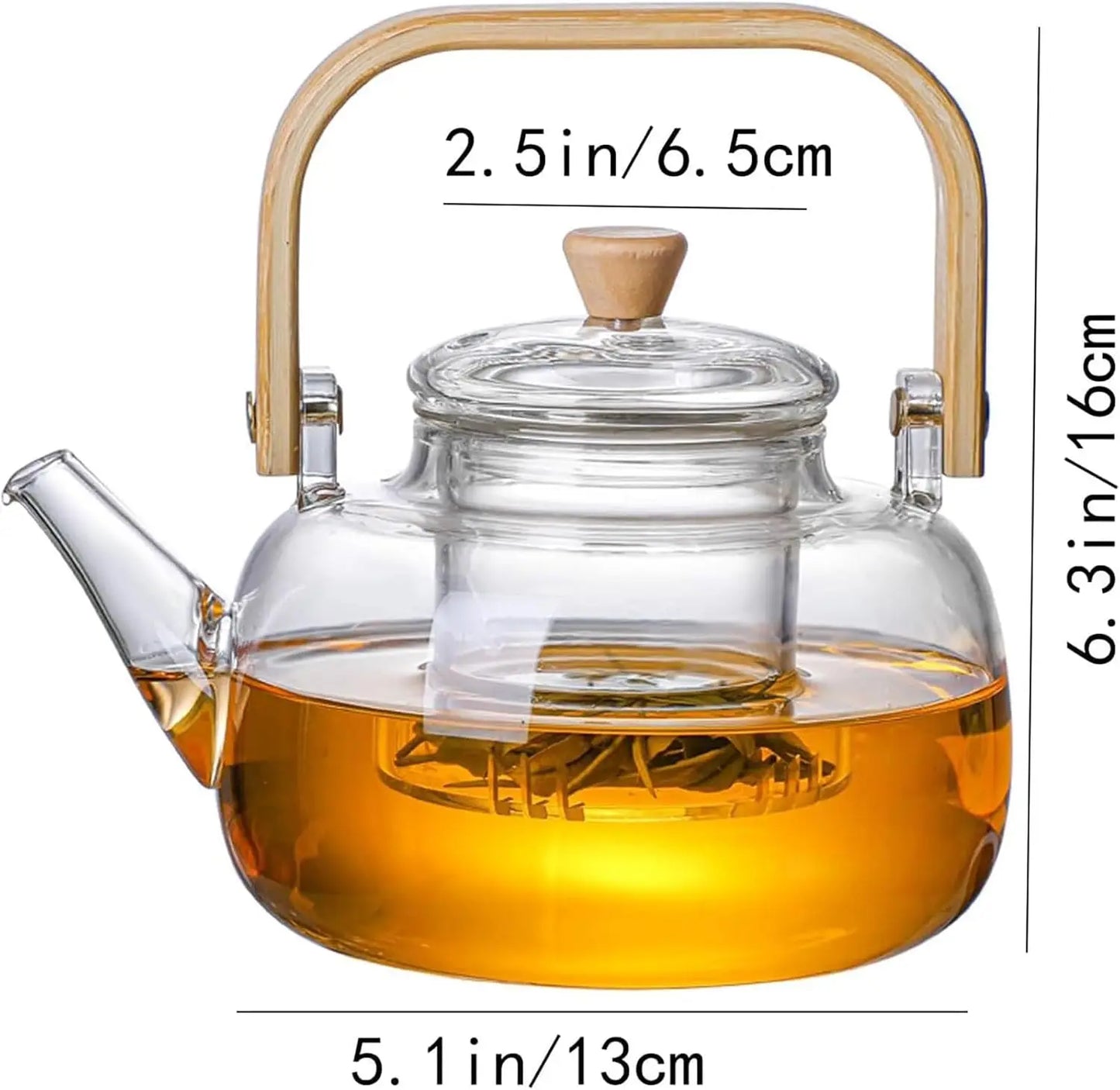 Glass Teapot with Infuser  900 ml