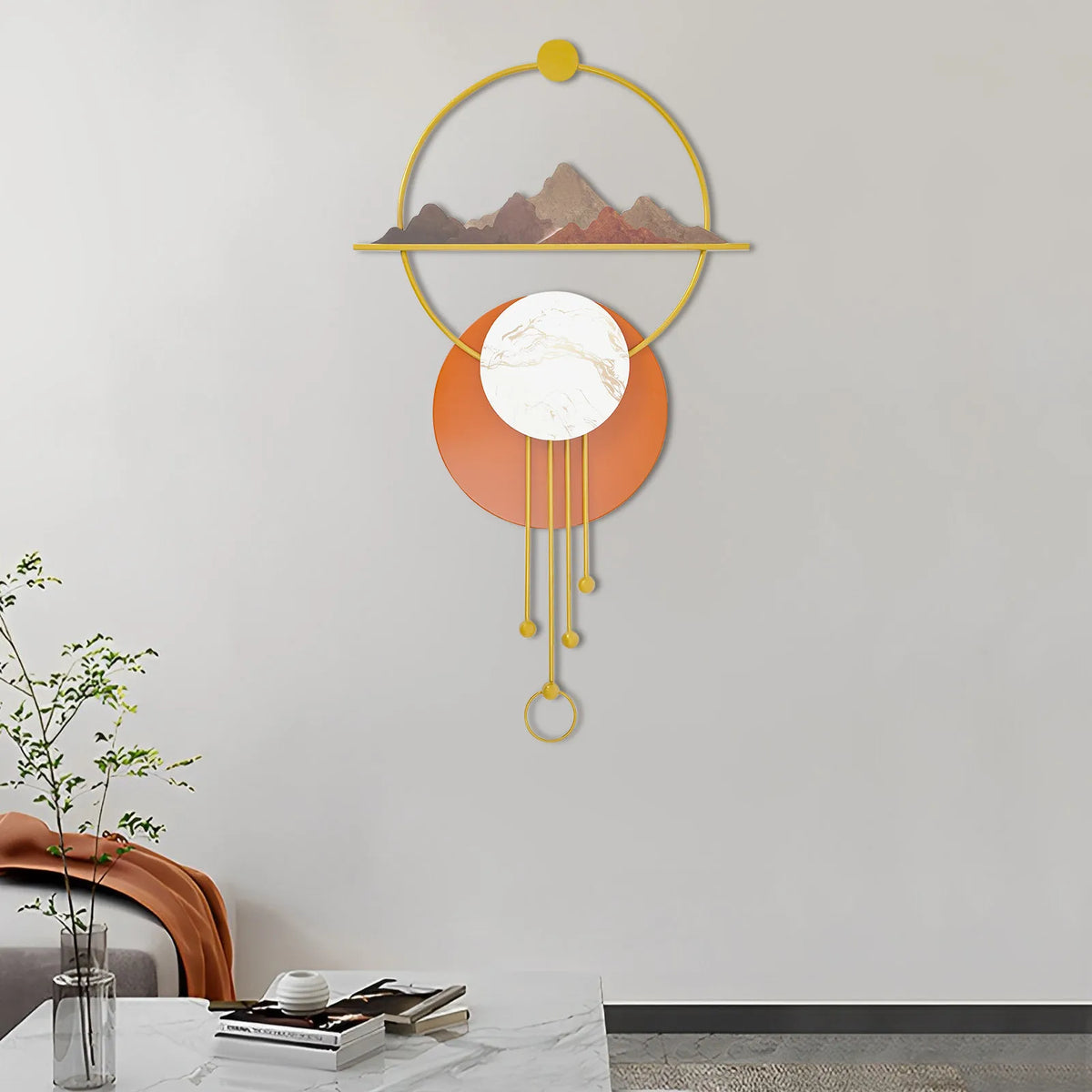 Metal Wall Art Decor Abstract Iron Wall Hanging