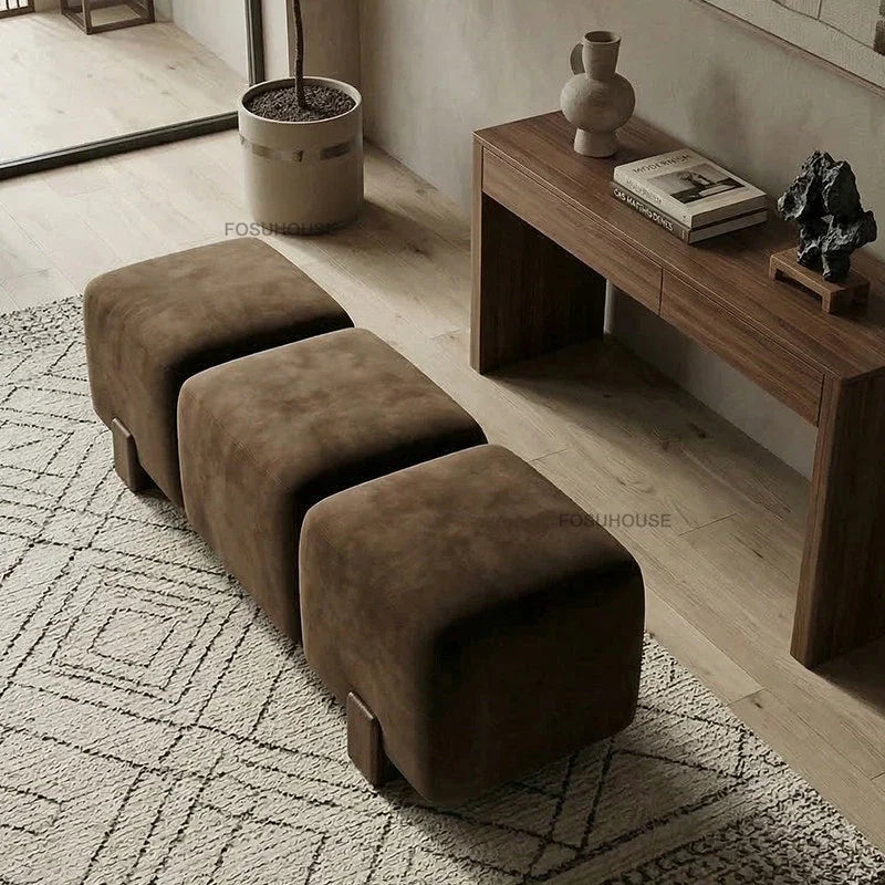 Italian Designer Ottoman Bench for Entryway
