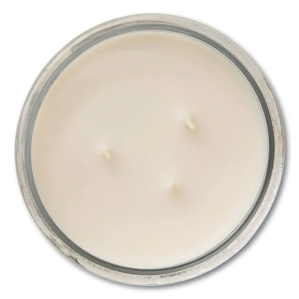 Vanilla Scented Glass Jar Candle 3 Wick 11.5 Ounce 2 Pack