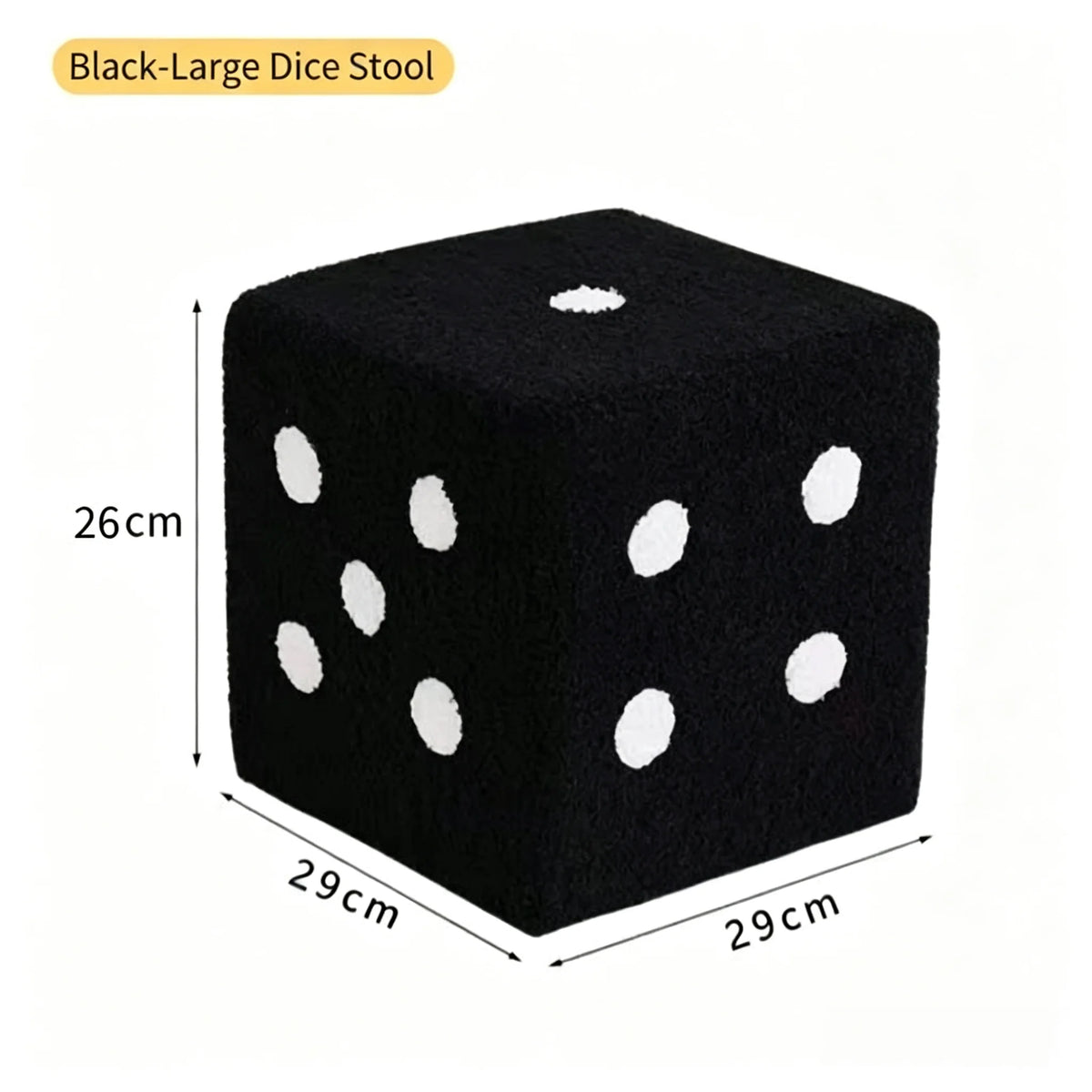 Hallway Creative Dice Pouf Stool Doorway