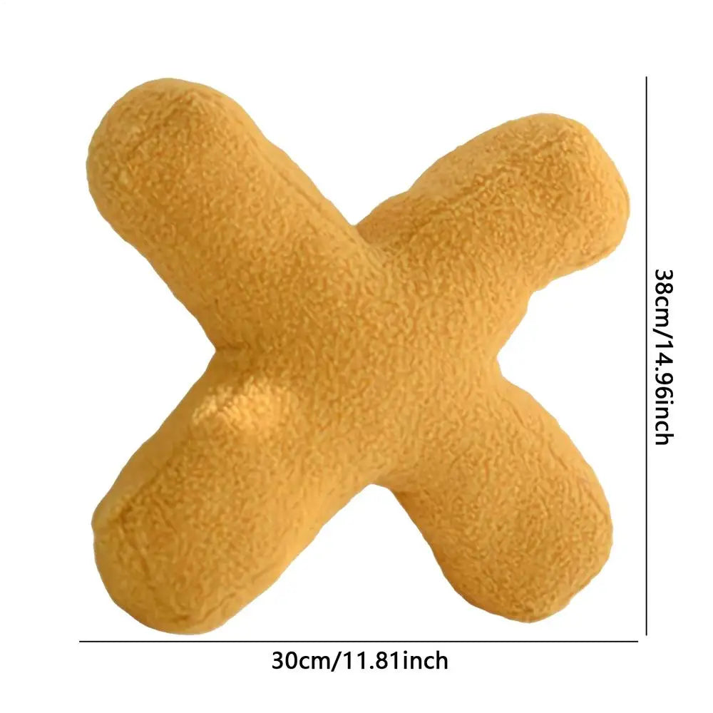 Soft Initial Throw Cushion Plush English Alphabet Pillow A to Z