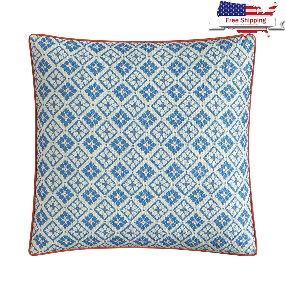 Throw Pillow Plush Comfort Home Accent Zip Closure