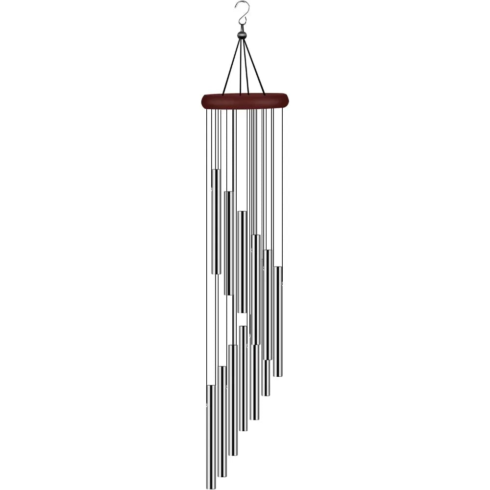 Memorial Wind Chimes for Outside Remembrance Wind Chimes Outdoor with 12 Long chimes
