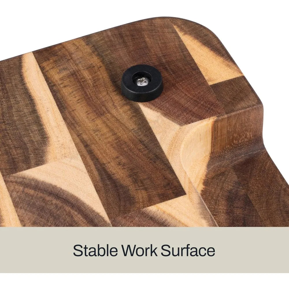 Acacia Cutting Board w/Juice Groove 19x14 Inches, 1" Thick