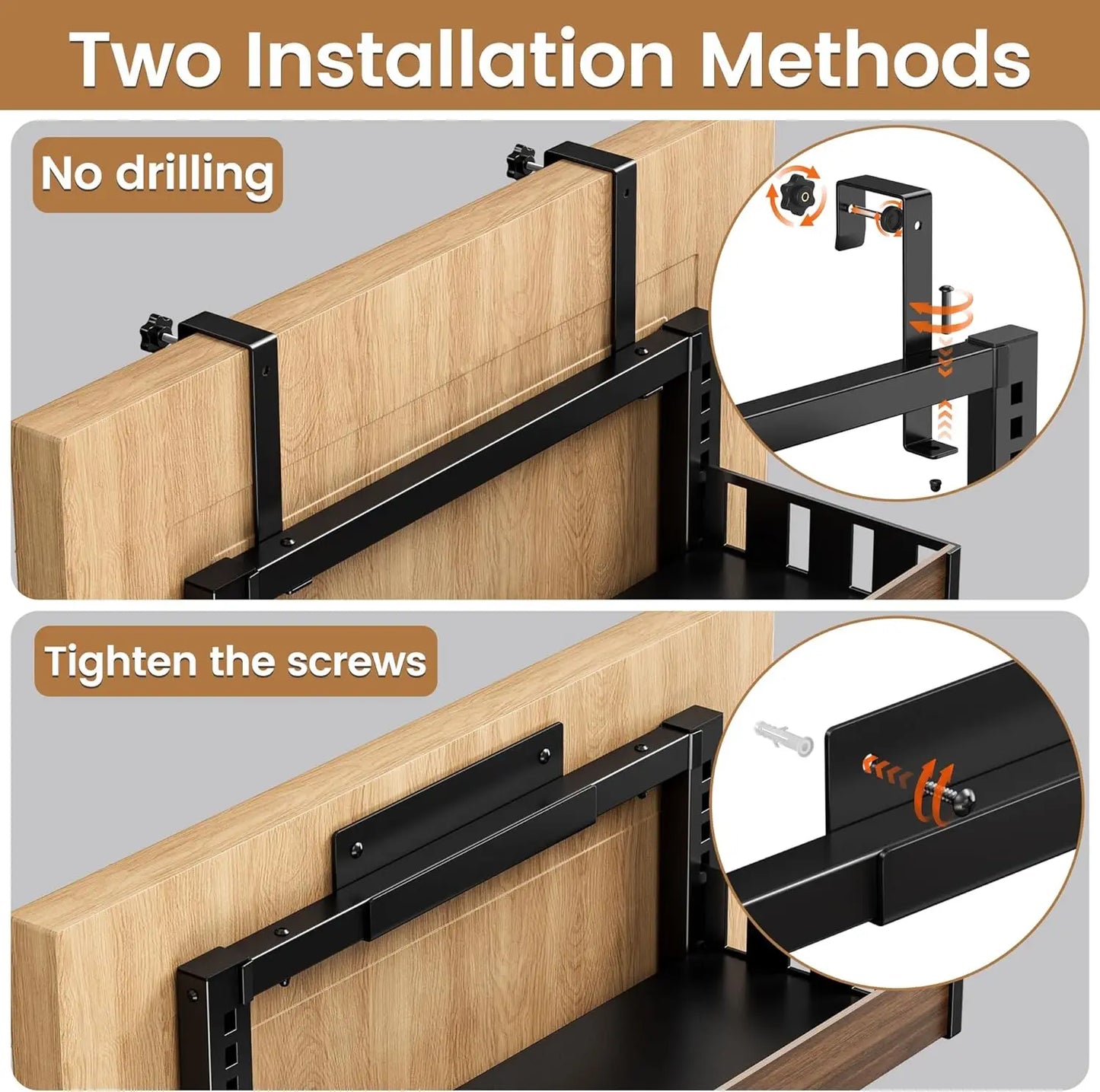 8 Tier Over The Door Pantry Organizer, 2 IN 1 Wall Mount