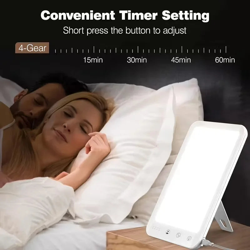 LED SAD Light,10000 Luxs Natural Sunlight Lamp, Dimmable