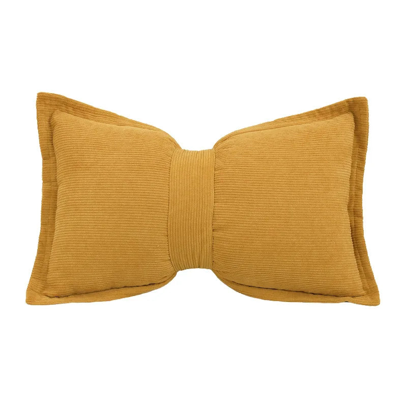 Cute Bow Pillow Soft Plush Cushion Cover