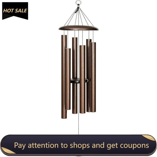 50 Inch Wind Chimes Deep Tone Large Copper Tube 3.6mm