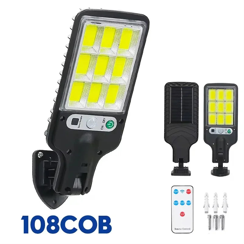 15000LM Irradiation 500㎡ Solar Light Motion Sensor IP65