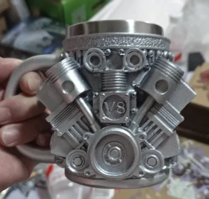 Army Military Beer Mug Resin Stainless Steel