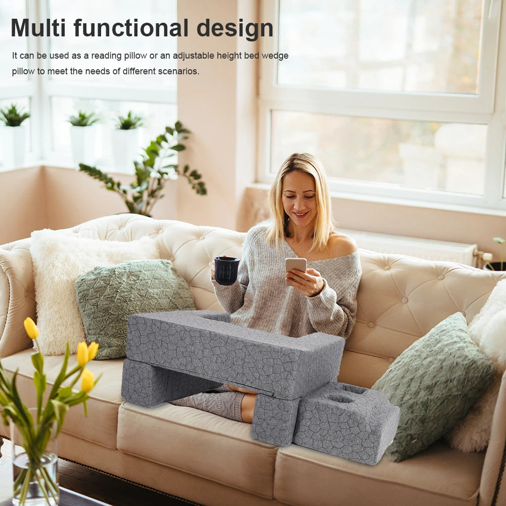 Extra Large Laptop Lap Desk Pillow - Arm Rest