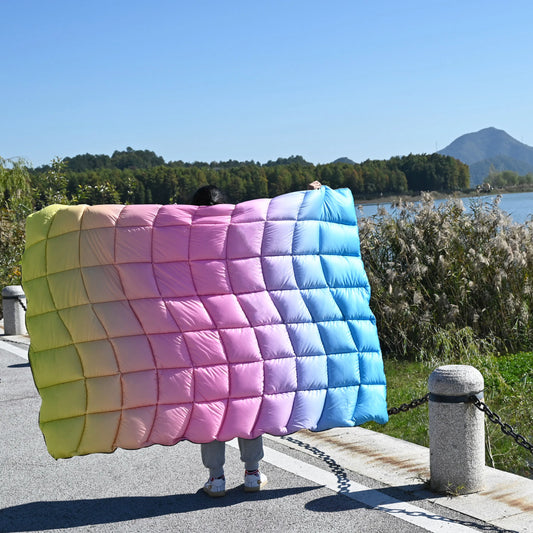 Waterproof Camping Blanket, Puffy Blanket Down Alternative Blanket