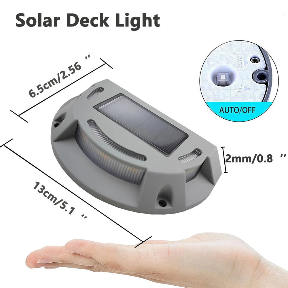 LED Solar Light Outdoor Waterproof  Stair Light Solar Stud